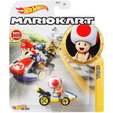 Imagem de Hot Wheels Mario Kart Toad Standard Kart GJH63 - Mattel (41167)