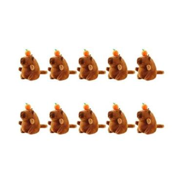 Imagem de Capivara de Pelúcia - Chaveiro com Cauda Balançando (1 a 20 Peças), Ma