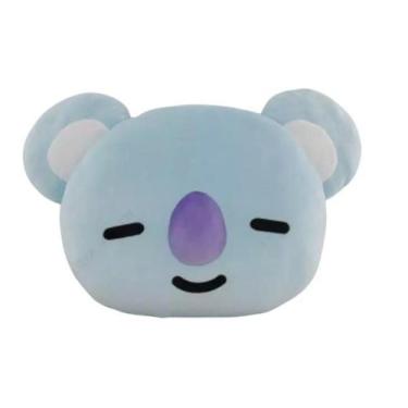 Imagem de Manta Almofada Infantil Personagens Bt21 - Azul Claro - Miniso