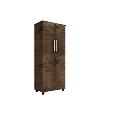 Imagem de Armário Multiuso 2 Portas 3 Prateleiras Castani Saara Casa Mobilia - C