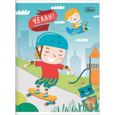 Imagem de Caderno Brochura 1/4 Flexivel Sapeca 96Fls Masc/Feminino Pct Com 10 109264