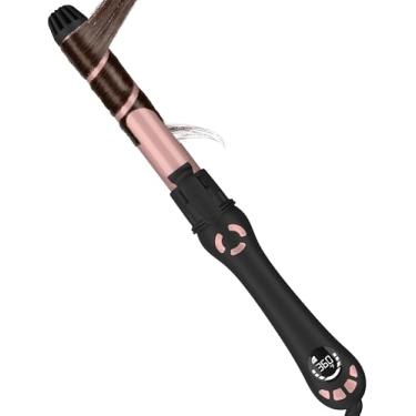 Imagem de Modelador de cachos rotativo LANVIER com 2 velocidades de rotação, 11 cm de temperatura ajustável e tensão dupla para uso mundial