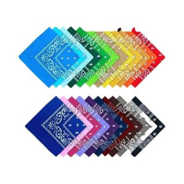Imagem de Bandana Unissex Faixa De Cabelo Cowboy Motociclista Esportes Lenço De 