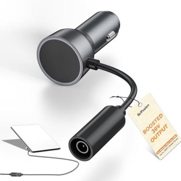 Imagem de Mini adaptador para carro Starlink – Carregador de cigarro de 12 V para 30 V/2 A para cabo fêmea DC5521, porta impermeável, mini cabo de alimentação Starlink para RV, Van, Overlanding