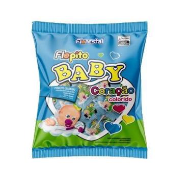 Imagem de Pirulito Baby Coracao Colorido 200g Florestal