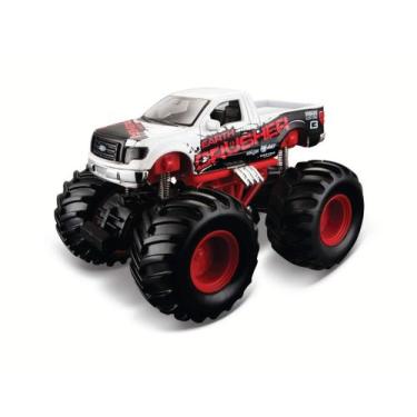 Imagem de Miniatura Carro Earth Shockers Fresh Metal Ford F-150 Xl Branco Maisto