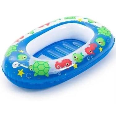 Imagem de Bóia Bote Infantil Inflável Animais Marinhos Praia Piscina - Bestway