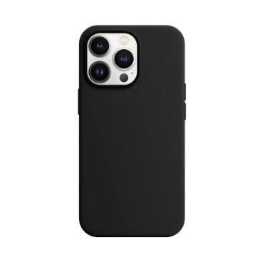 Imagem de Capa Capinha Silicone Compatível com iPhone 13 Pro Max - Geral, Preto