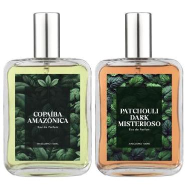 Imagem de Kit Perfume Masc. Copaíba E Patchouli Dark Misterioso 100Ml - Essência