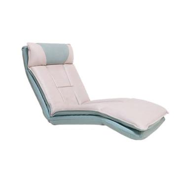 Imagem de Cadeira de chão portátil, cadeira de sofá preguiçosa de chão ajustável, cadeira de chão acolchoada ajustável multiangular, suporte traseiro acolchoado, cadeira de videogame para meditação, leitura de