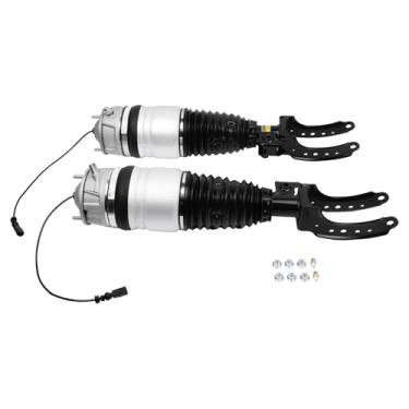 Imagem de Autodevil 2 peças de amortecedores de suspensão a ar dianteiros compatíveis com Porsche Cayenne 92A 2010-2018 substitui # 95835803910 95835804000