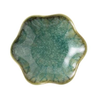 Imagem de UxicRuya Porta-colheres em Formato de Flor, Porta-chaves, Descanso de Colher, Bandeja para Talheres de Cozinha, Bandeja para Joias para Chaves, Anéis Pequenos, Verde