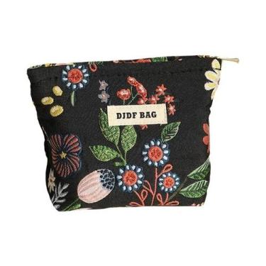 Imagem de Bolsa Feminina Pequena Com Padrão De Planta, Bolsa Portátil Para Armaz