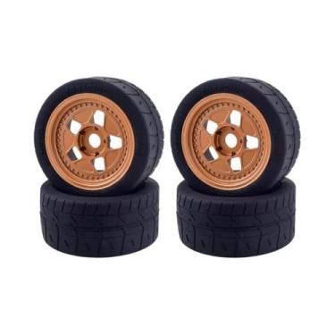 Imagem de Pneus De Corrida RC De 109mm Com Rodas De 17mm Hex Hub Para Carro ARRM