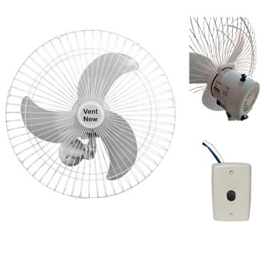Imagem de Ventilador de Parede Vent New 60cm Bivolt 200w Gr Aço Branco