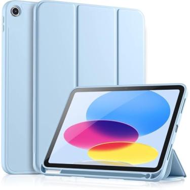 Imagem de Capa Smart Flip Para Tablet Samsung Galaxy A9 8.7 Pol X110 X115 (Azul-claro)