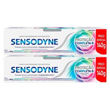 Imagem de Kit 2 Creme Dental Sensodyne Proteção Completa 140g