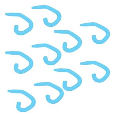 Imagem de ZJchao Suporte da Máscara Facial, Suportes de Máscara para Proteger As Orelhas de de de Silicone Estendendo o Gancho de Cinta de Gancho de para Crianças Adultos de Silicone Acessórios (Azul claro)