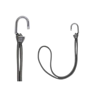 Imagem de Kit 70 Elásticos Extensor Borracha Lona Cinza Caminhão Carreta