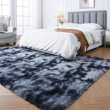 Imagem de Carpet Fluffyrug Fluffy Rug Shag Rug 150x210 cm Cinza Quarto