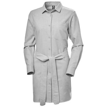 Imagem de Helly-Hansen Vestido feminino de flanela orgânica, 917 cinza mesclado, médio