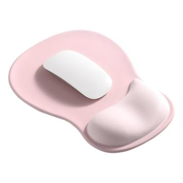 Imagem de Mouse pad de gel para descanso de pulso - mousepad ergonômico para escritório com suporte de pulso - antiderrapante, design de acessórios de mesa para decoração de casa e jogos