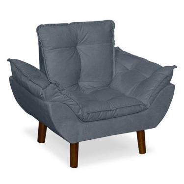 Imagem de Mini Poltrona Decorativa Infantil Suede - LM Decor - Sonho das Poltron