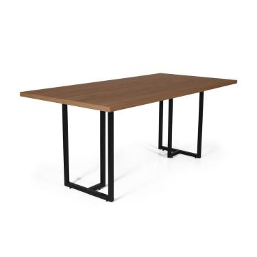 Imagem de Mesa de Jantar Retangular Industrial 6 Lugares 180x90cm Atos - Straub Web