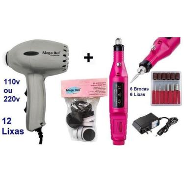 Imagem de Pedicuro Elétrico Compact Esfoliador para os Pés Prata + 12 Lixas + Li