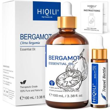 Imagem de Óleo Essencial HIQILI Bergamota 100% Puro e Natural 100mL