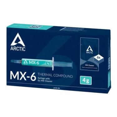 Imagem de Pasta Térmica ARCTIC MX-6 4g + 6 MX Cleaner - ACTCP00084A