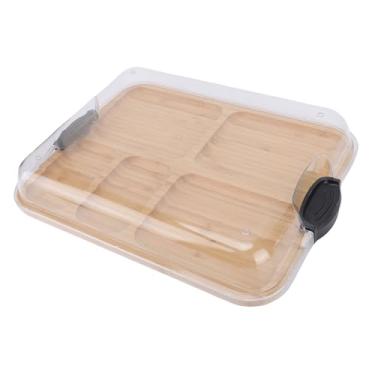 Imagem de RiToEasysports Grande Conjunto de Tábua de Charcutaria, Travessa de Queijo de Madeira Com Tampa, Bandeja de Aperitivo Elegante para Festas e Entretenimento Doméstico