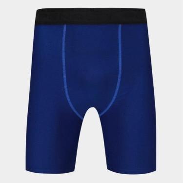 Imagem de Bermuda De Compressão Penalty Skin Unissex, Azul royal, M