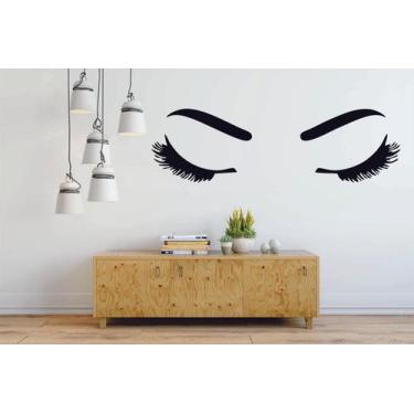 Imagem de Adesivo de Parede Decorativo Manicure Sobrancelha Cilios 103 - V3 Shop