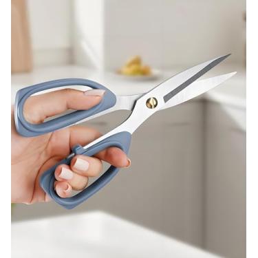Imagem de Tesoura de cozinha para alimentos, tesouras de aves resistentes para cozinhar, multiuso para cortar frango, carne, peixe e legumes