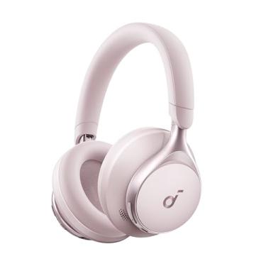 Imagem de Space One Soundcore da Anker Fone De Ouvido Bluetooth 5.3, Over-Ear Headphone, 40H de Reprodução, Hi-Res LDAC, Controle via App, Chamadas Claras, Ajuste Confortável, Rosa