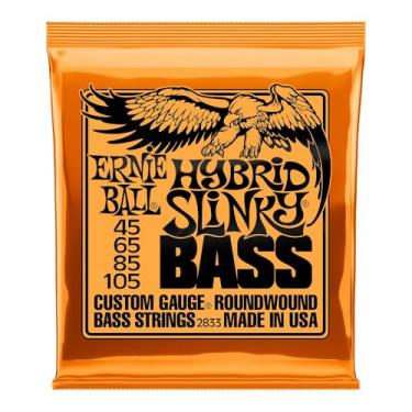 Imagem de ENCORDOAMENTO ERNIE BALL HYBRID SLINKY NIQUEL 2833 P02833 CONTRABAIXO 045 4C