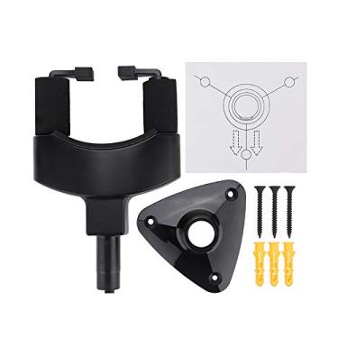 Imagem de Conjunto de cabide de guitarra, suporte de parede para guitarra acústica e elétrica, ukulele, baixo, banjo e bandolim