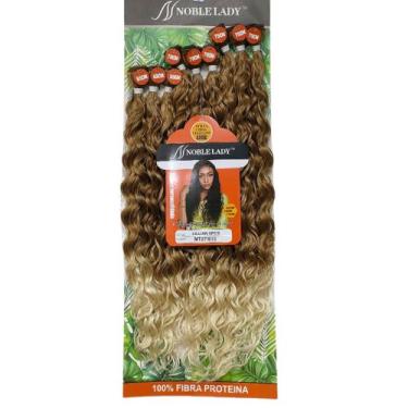 Imagem de Cabelo Fibra De Proteína Idêntico Ao Humano Cacheado 75cm lilian - bbl