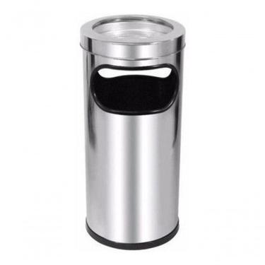 Imagem de Cinzeiro Com Lixeira Para Condomínios E Empresas Aço Inox