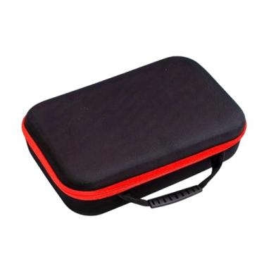 Imagem de Whtkoph Estojo para Furadeira Elétrica, Bolsa para Ferramentas, Portátil, Impermeável, Multiuso, Organizador para Caminhadas, Jardinagem, Viagens de Carro e, Borda Vermelha