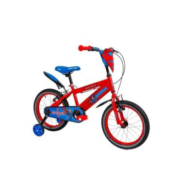 Imagem de Bicicleta Infantil Supeman Aro 16 Bike Temática com Design do Super-Herói Azul e Vermelho – Segurança, Resistência e Diversão para Crianças de 3 a 7 Anos
