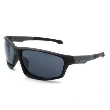 Imagem de Óculos de Sol Prorider Esportivo Preto e Cinza com Lentes Fumê - BIOTO