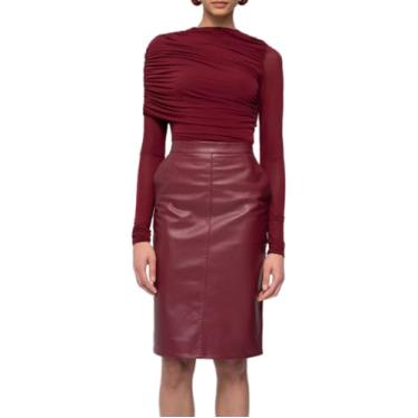 Imagem de Ronny Kobo Saia Dorian feminina, Vermelho, M