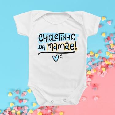 Imagem de Roupinha de Bebê Body de Bebê Chicletinho da Mamãe Mimo Menino Azul Pr