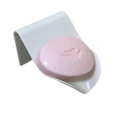 Imagem de Saboneteira de Parede para box sem furos fácil e prático Cor:Branco
