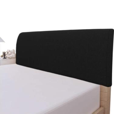 Imagem de Capa de cabeceira de cama Easy-Going King Size preta à prova de poeira