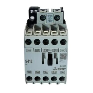 Imagem de Contator Tripolar 13A 3P 1NA 1NF 220VCA S-T12BC Mitsubishi - Mitsubish