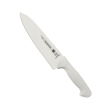 Imagem de Faca Chef 8 Inox Cabo Branco Pp Premium 24476-188 - Tramontina