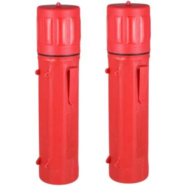 Imagem de 2 peças de recipientes de haste de solda de 35,5 cm, tubos de armazenamento herméticos e à prova d'água para eletrodos de soldagem